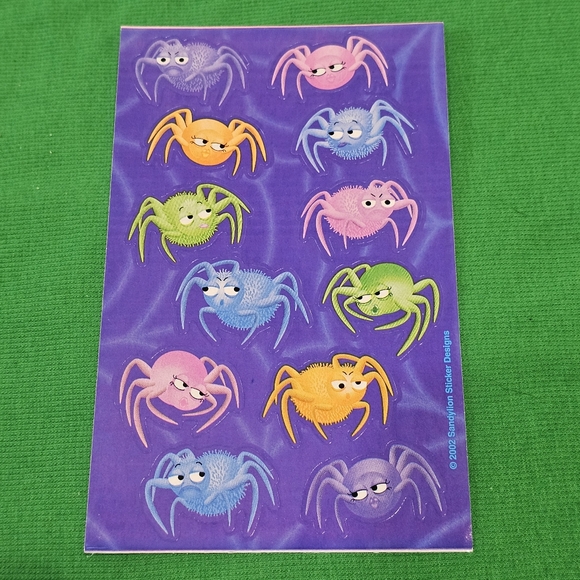 HAL 2:  Halloween Sticker Bundle - 10 Sheets - American Greetings,Sandylion etc - Picture 3 of 10
